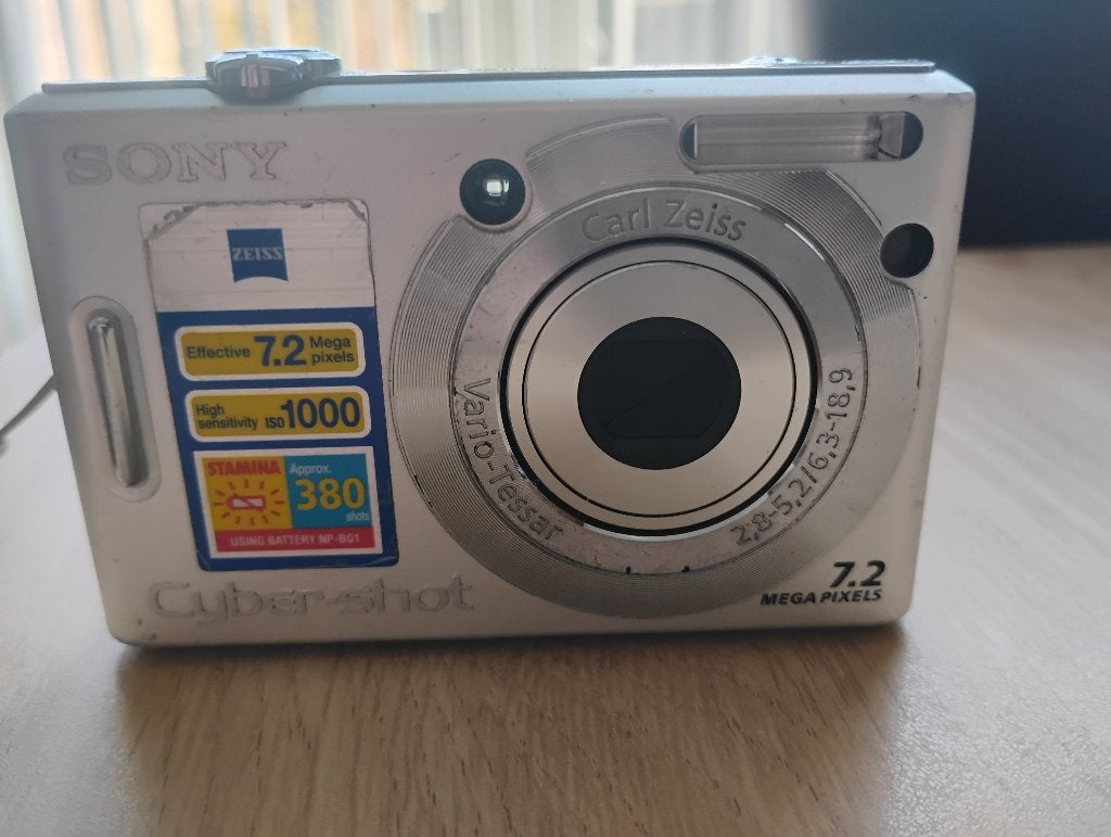 Sony Cybershot Camera DSC W-35, Gebruikt, Verzenden, Oplader, Overige typen