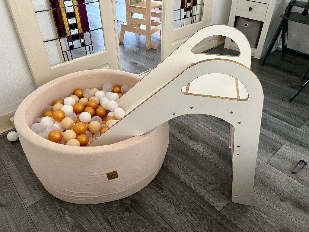 ballenbak met houten glijbaan MeowBaby, Ophalen, Gebruikt, Overige typen