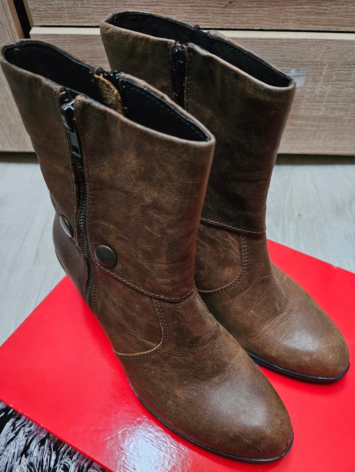leren dameslaars Wolky mt 41 Nieuw, Kleding | Dames, Wolky, Bruin, Lage of Enkellaarzen, Nieuw