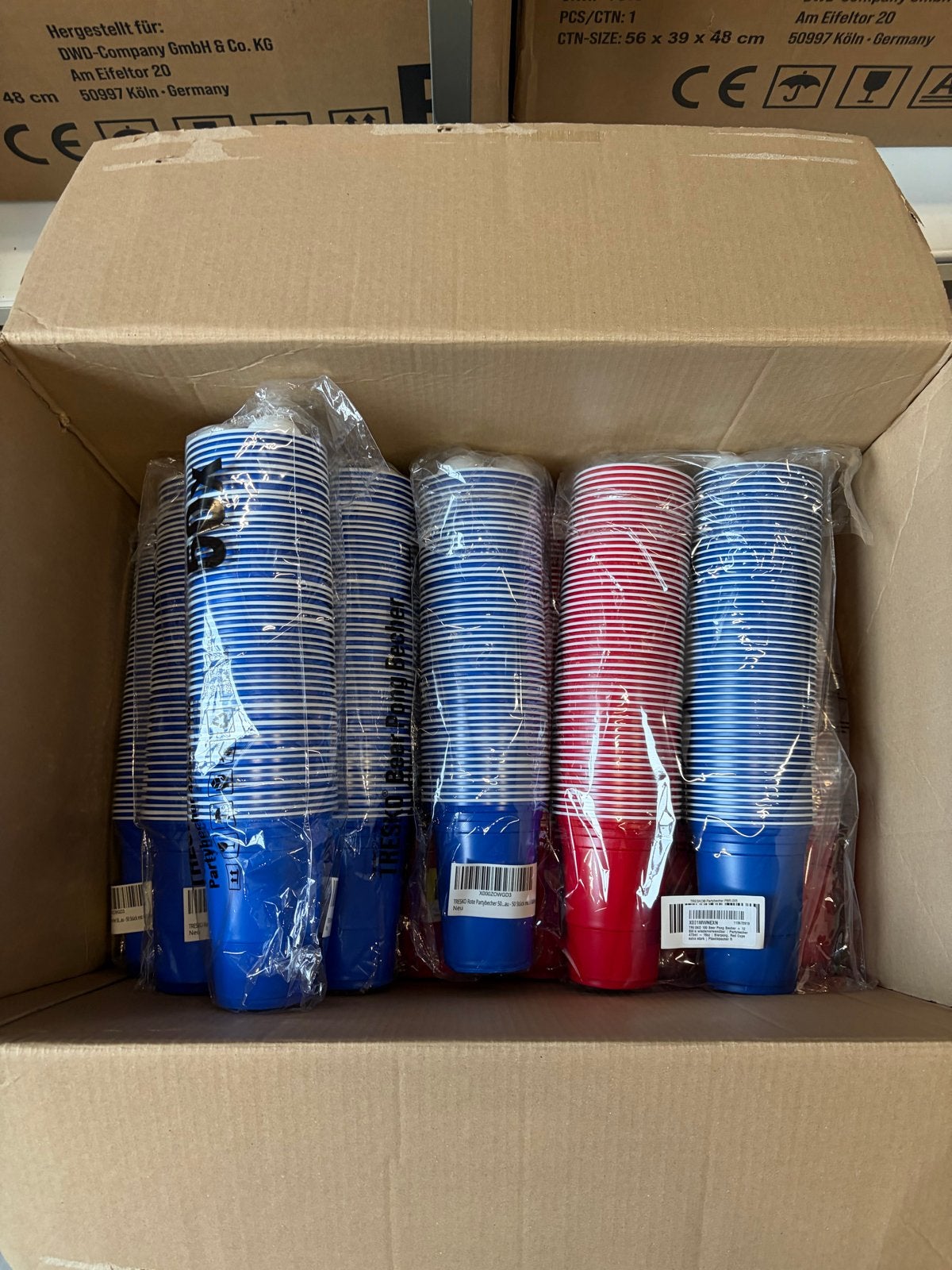 Partij Beer Pong bekers met ballen - Ideaal voor feesten!, Ophalen, Bierpongstraat 1, Bier@pong.nl, Nieuw