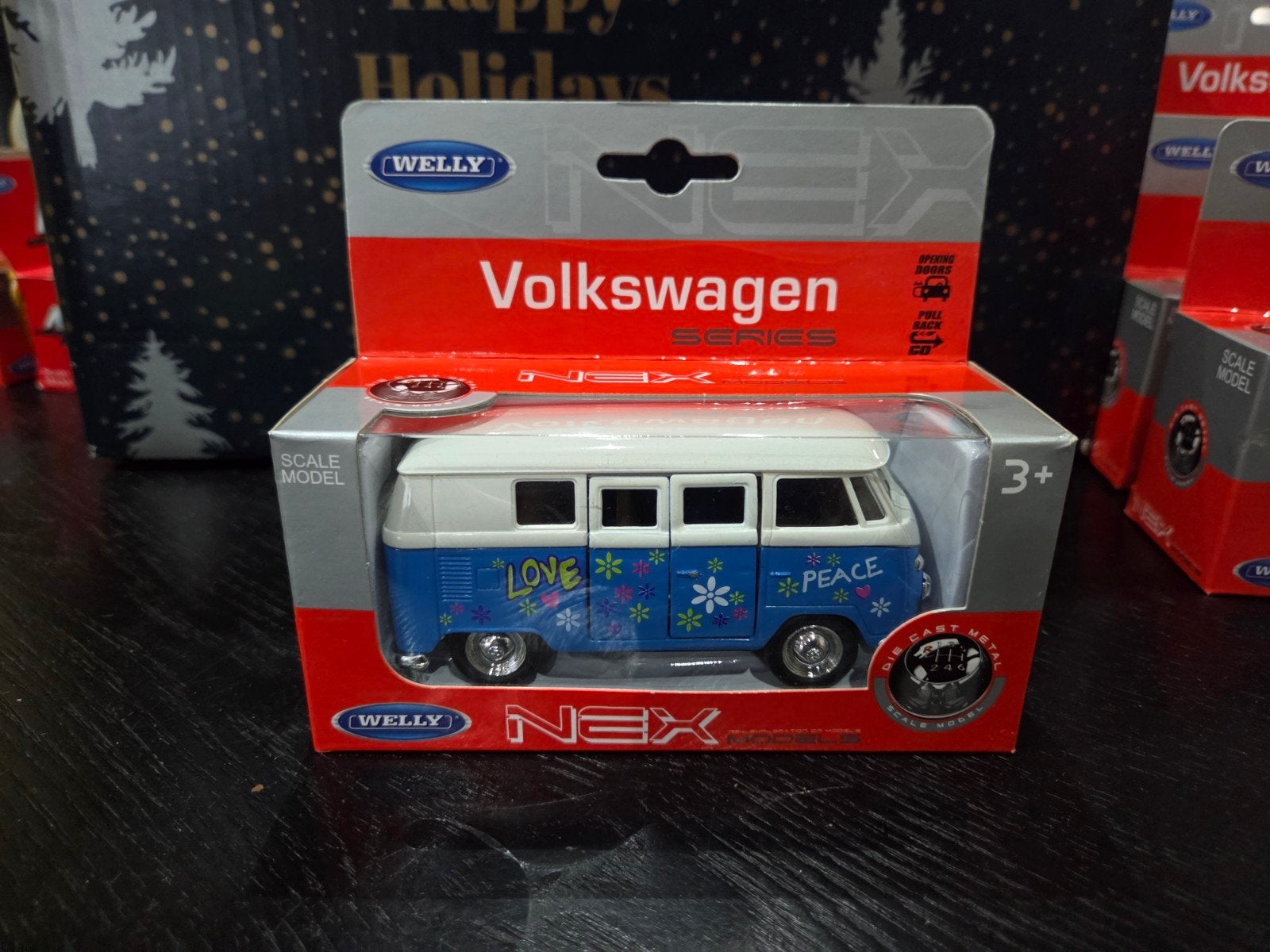 Vw T1 Flower Power Welly Nex, Ophalen of Verzenden, Zo goed als nieuw, Auto, Overige merken
