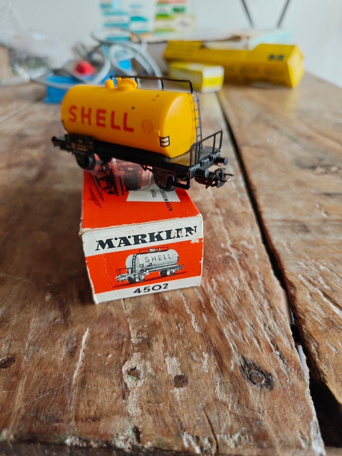 Märklin Shell Tankwagon 4502 - Zo goed als nieuw, Ophalen