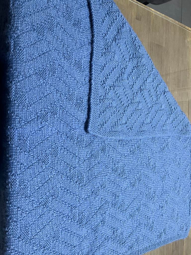 Gebreid baby dekentje, Kinderen en Baby's, Dekens, Slaapzakjes en Inbakerproducten, Ophalen of Verzenden, Zo goed als nieuw, 100 cm of meer
