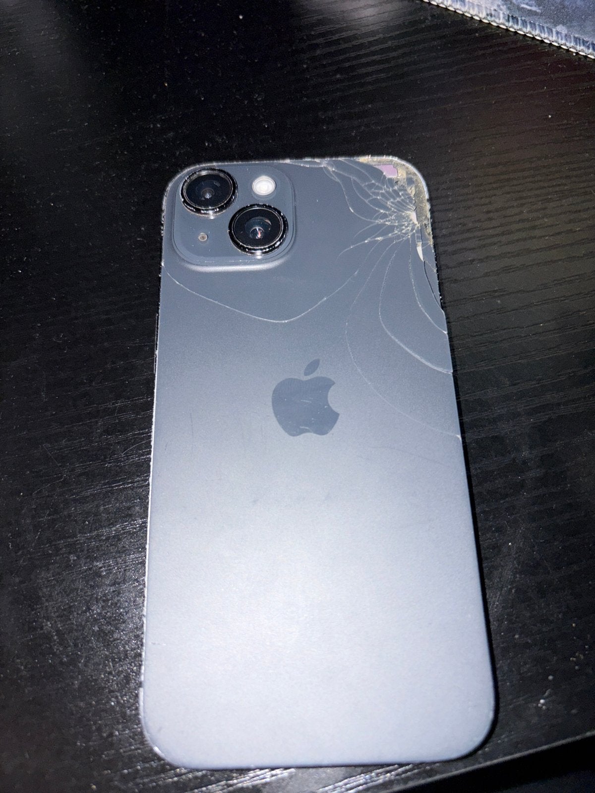 iPhone 14 - Gebarsten achterkant en geen baterij, Ophalen of Verzenden, Niet werkend, Grijs, IPhone 14