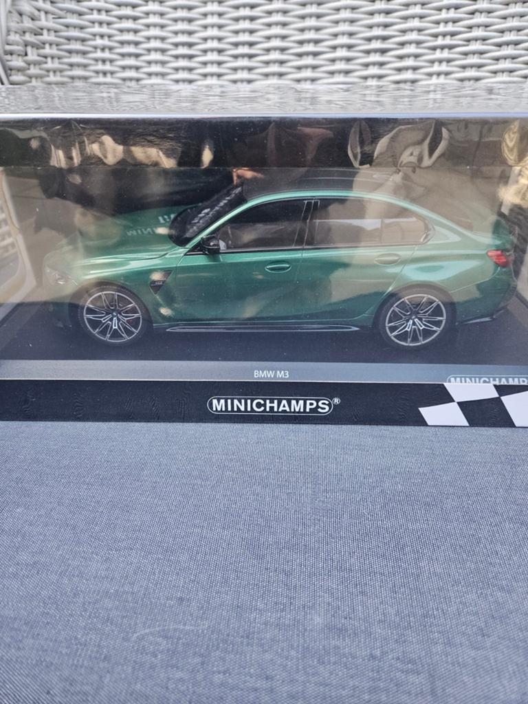 1/18 minichamps bmw m3 2020 g80 green, Ophalen of Verzenden, Nieuw, MiniChamps
