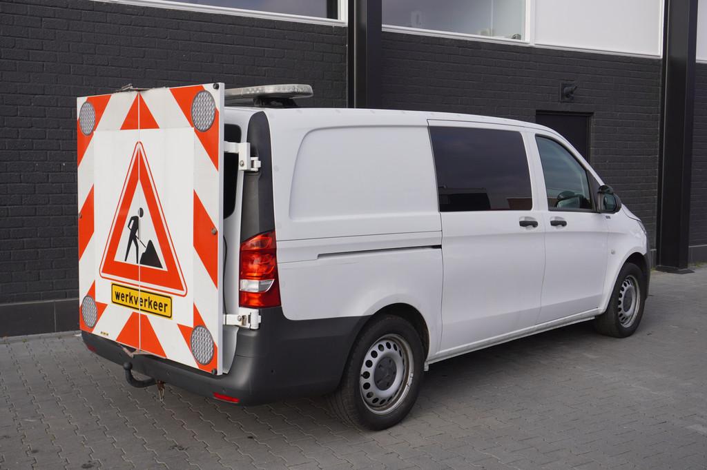 Mercedes-Benz Vito 116 CDI Lang 4X4 Automaat EURO 6 - AC/cli, Auto's, Automaat, Gebruikt, 4 cilinders, Wit