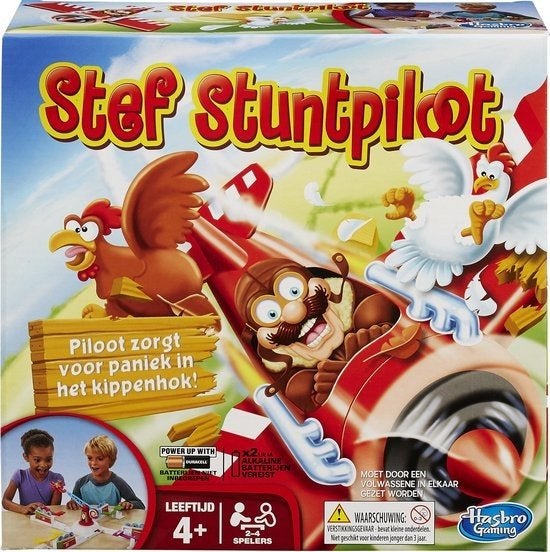 Stef Stuntpiloot Bordspel - Gloednieuw in doos, Hobby en Vrije tijd, Gezelschapsspellen | Bordspellen, Drie of vier spelers, Ophalen of Verzenden