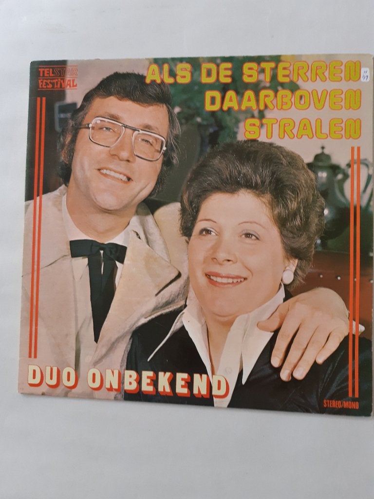 Duo Onbekend , Als de sterren daarboven stralen , LP, Ophalen of Verzenden, LP