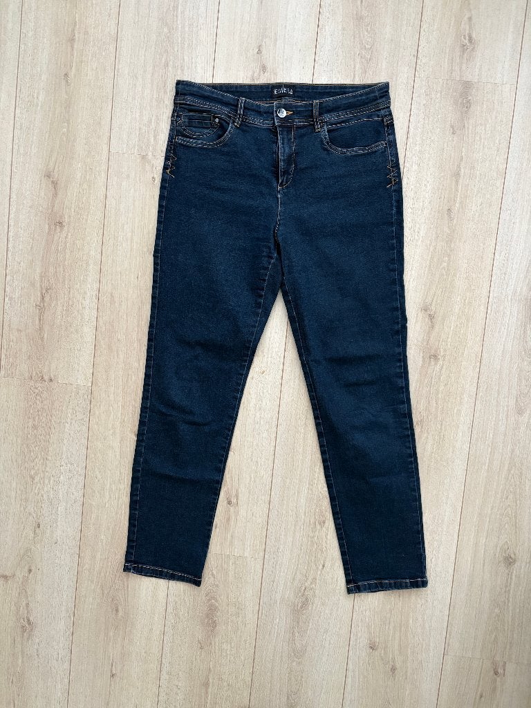 Spijkerbroek Canda premium mt 40, Ophalen of Verzenden, Zo goed als nieuw, Blauw, W30 - W32 (confectie 38/40)