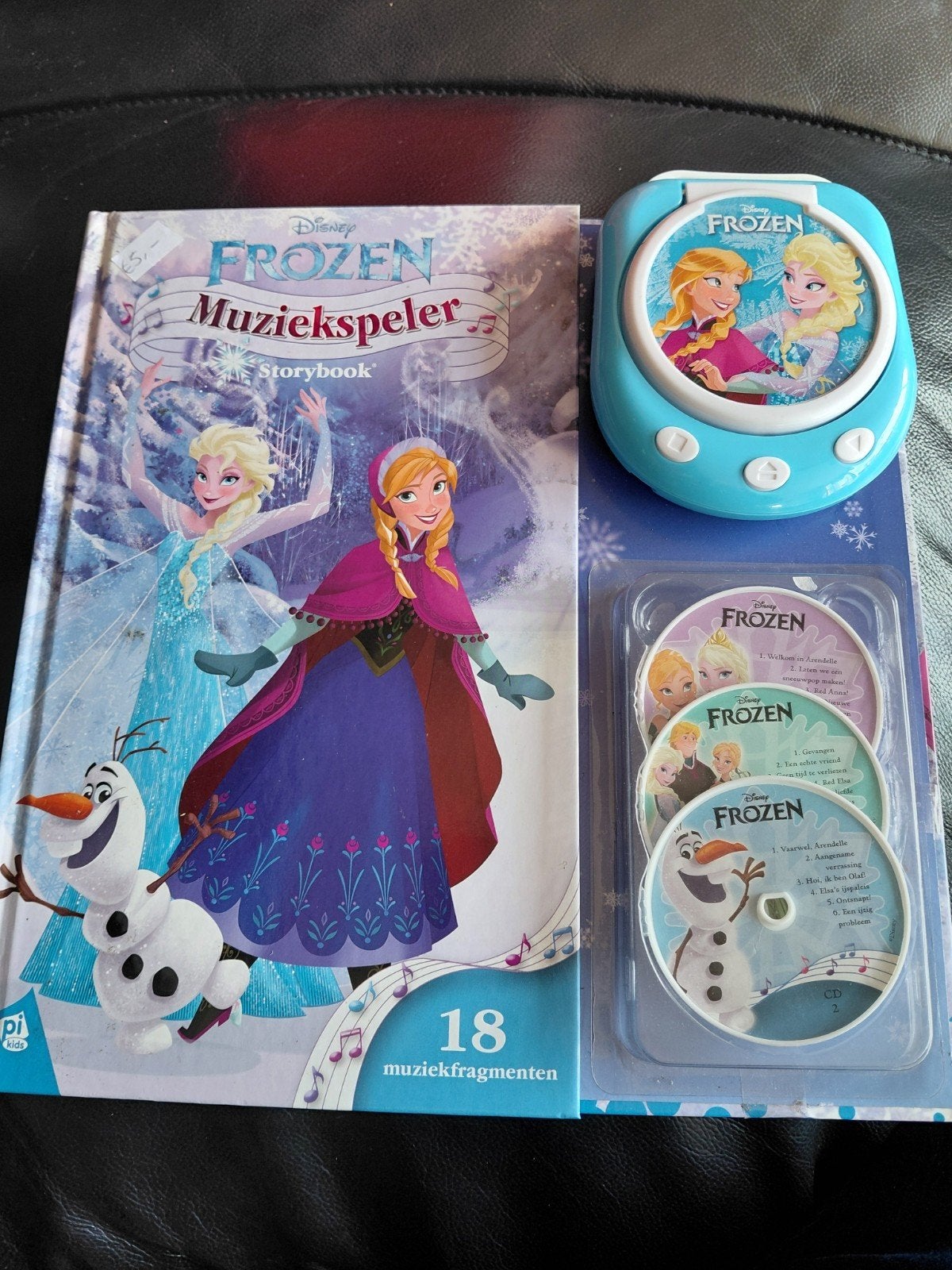 Disney Frozen Muziekspeler Storybook met CD's, Ophalen of Verzenden, Zo goed als nieuw, Overige typen, Met geluid