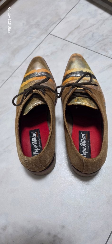 Zeer mooie Pepe Milan schoenen, mt 41. Beperkte oplage, Overige kleuren, Pepe Milan, Ophalen of Verzenden, Zo goed als nieuw