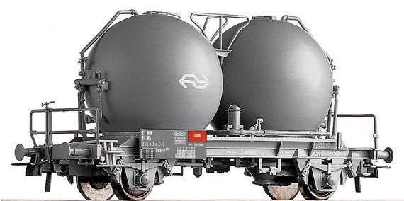 Roco H0 66458 - 2-assige Kogel-silowagen v.d. NS in ovp, Hobby en Vrije tijd, Modeltreinen | H0, Nieuw, Wagon, Wisselstroom, Roco