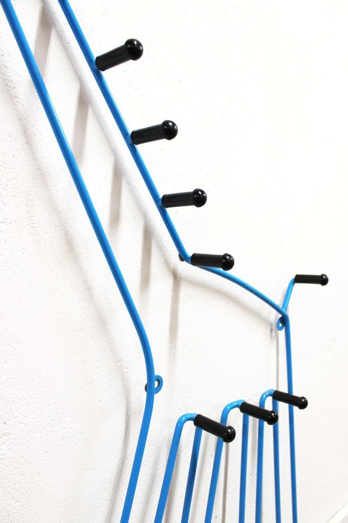 Blauwe vintage IKEA kapstok - giraf. Retro design, giraffe, O, O, Ikea, 100 tot 150 cm