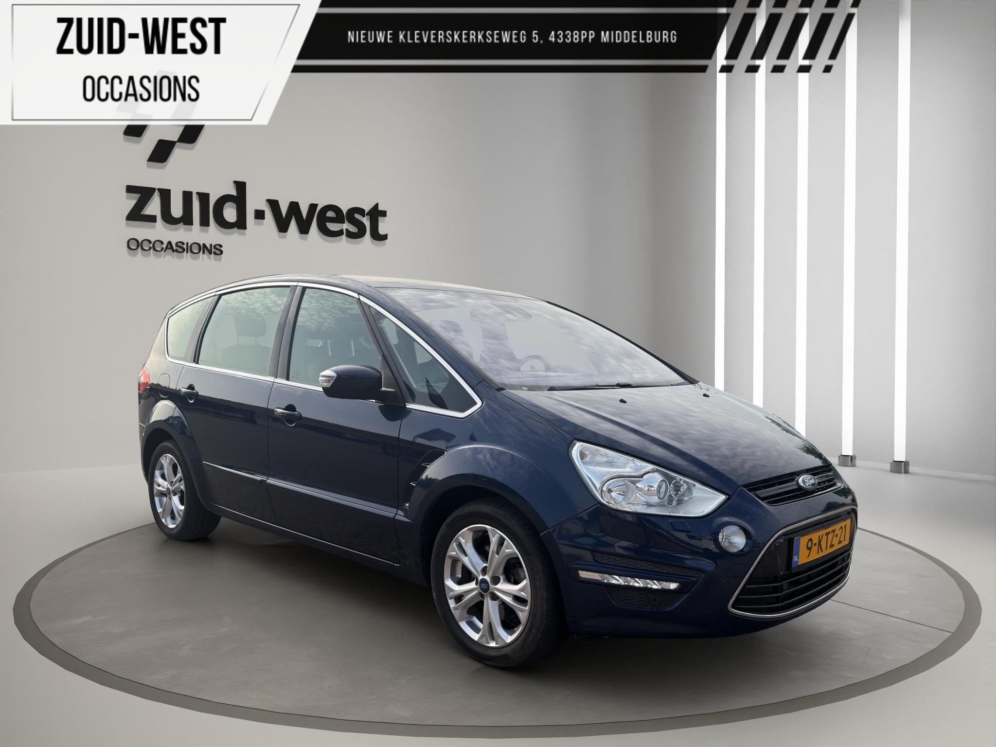 Ford S-Max 2.0 EcoBoost Titanium Automaat Stoelkoeling Pano, Auto's, Ford, Euro 5, 1976 cc, Gebruikt, 4 cilinders