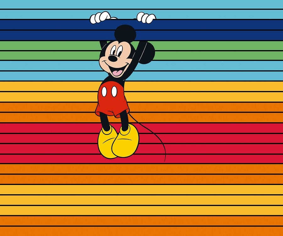 Mickey Mouse vlies behang Magic Rainbow, Muurdeco4kids, Ophalen of Verzenden, Nieuw