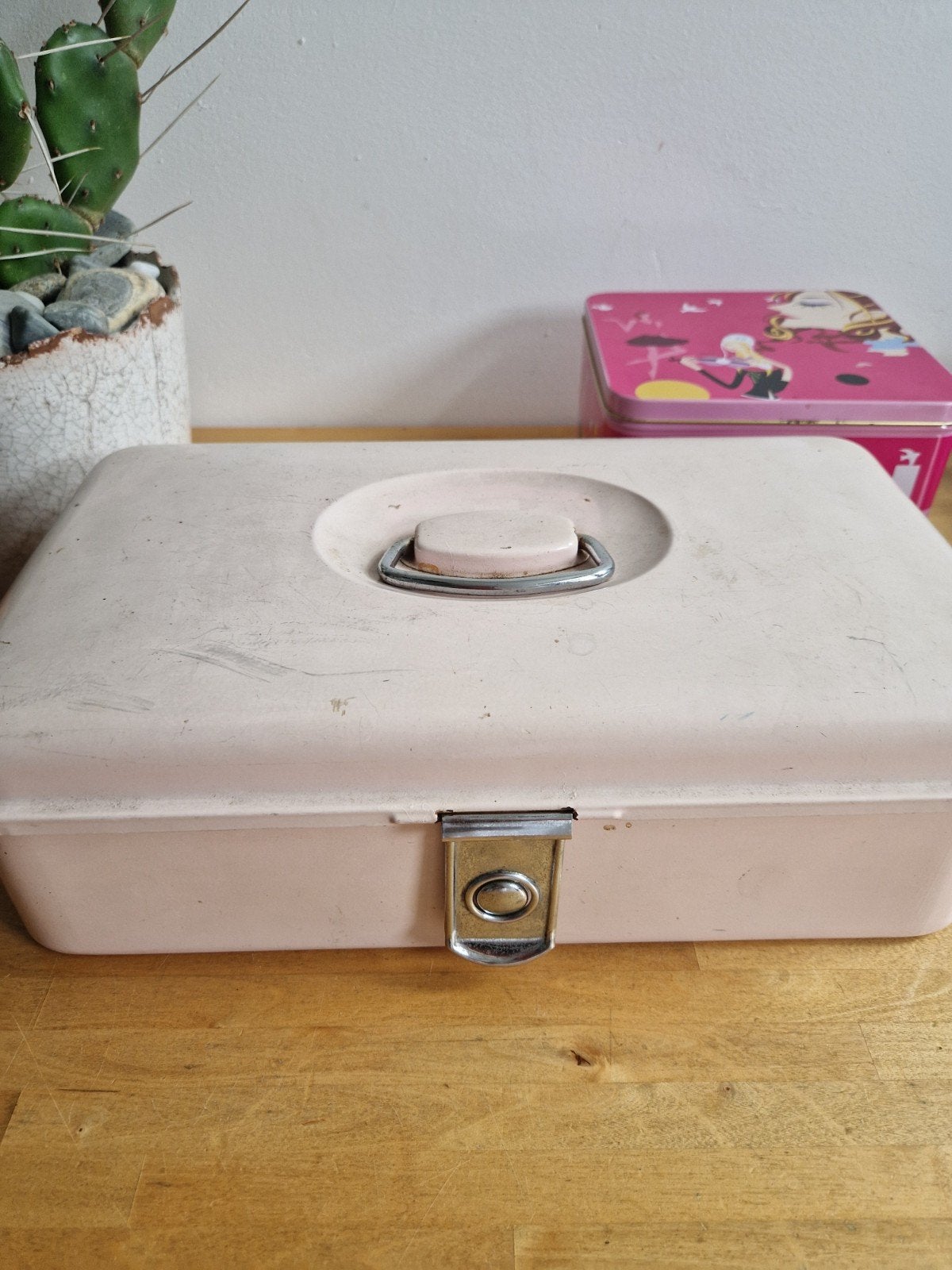 Vintage boodtrommel, Ophalen of Verzenden