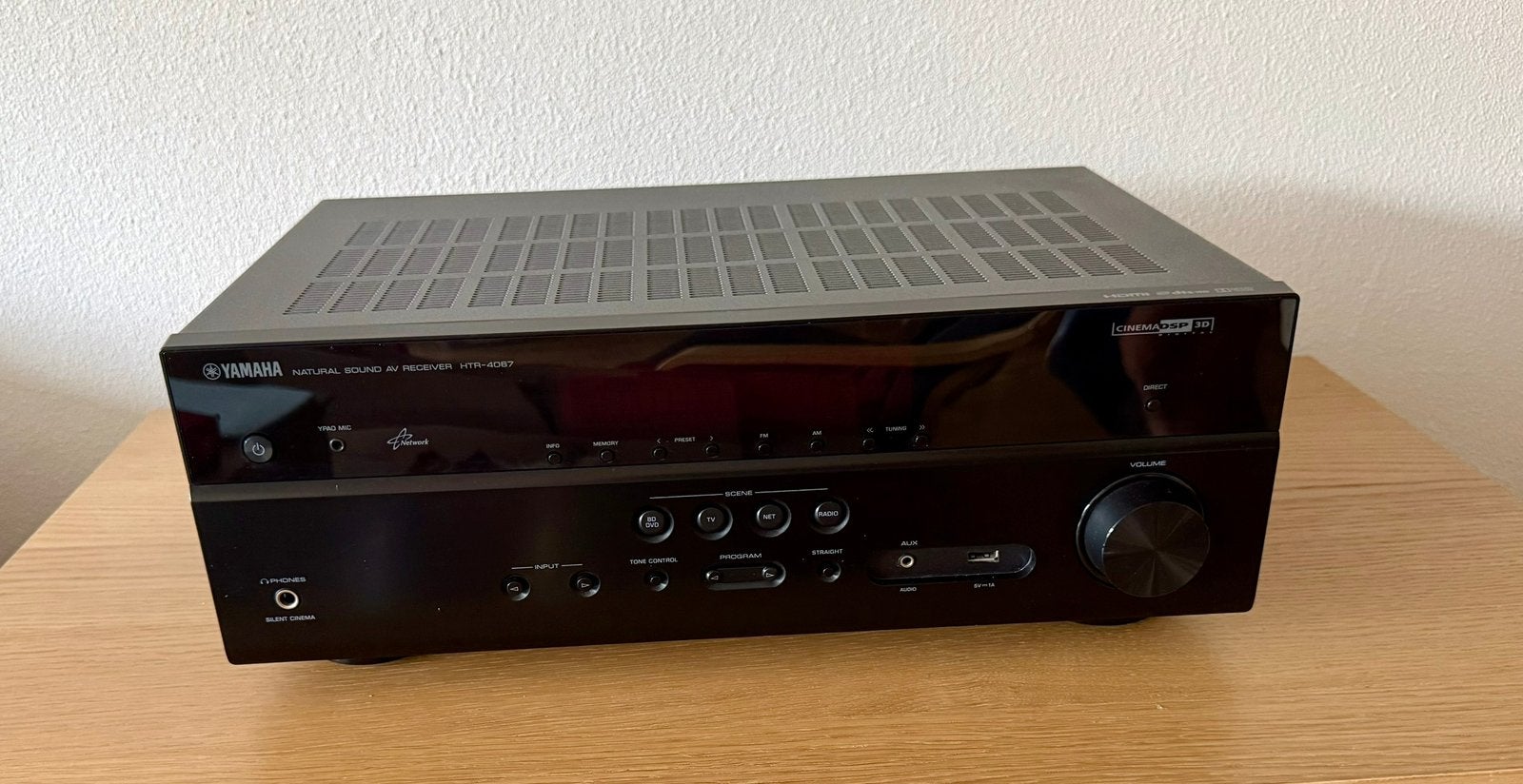 Yamaha HTR-4067 5.1 AV Receiver + originele afstandbediening, Ophalen, Gebruikt, Yamaha, 60 tot 120 watt