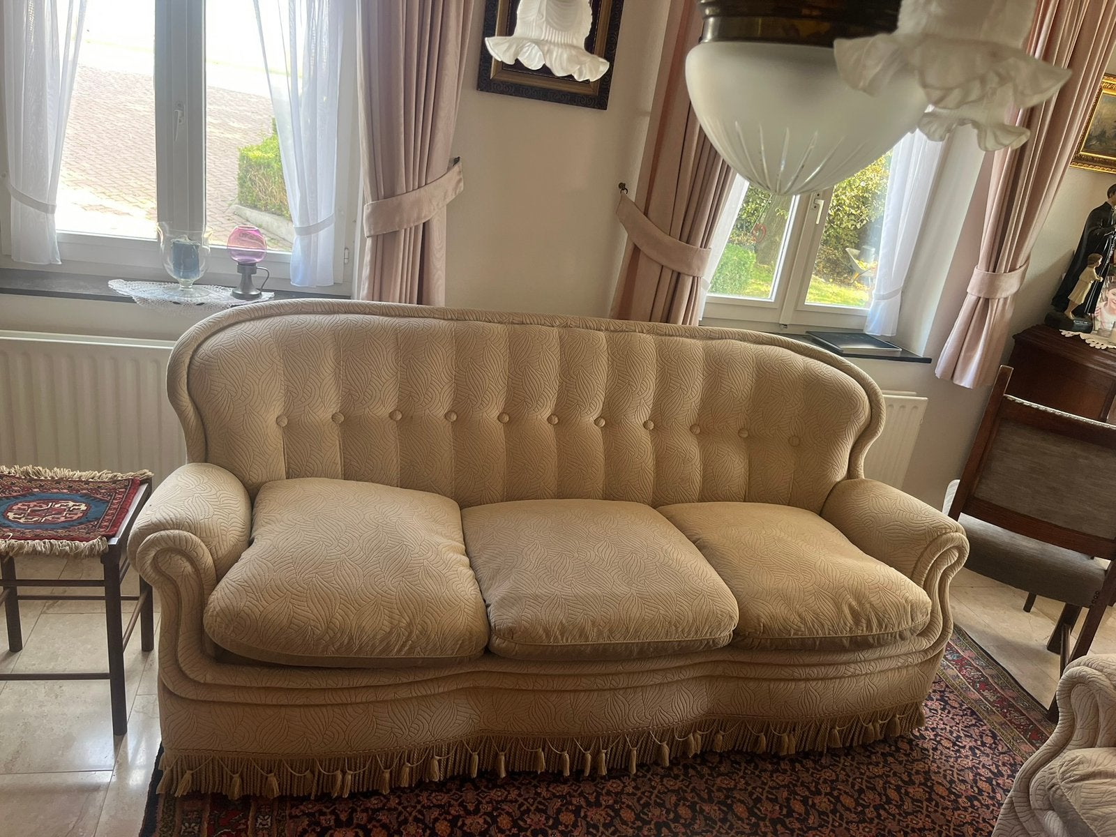 Bankstel barok, Ophalen, Gebruikt, Barok, 75 tot 100 cm
