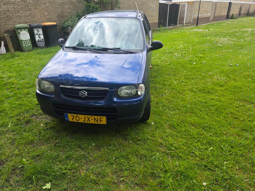 Suzuki Alto 1.1 2002 Blauw, Auto's, Voorwielaandrijving, 750 kg, 4 cilinders, Origineel Nederlands