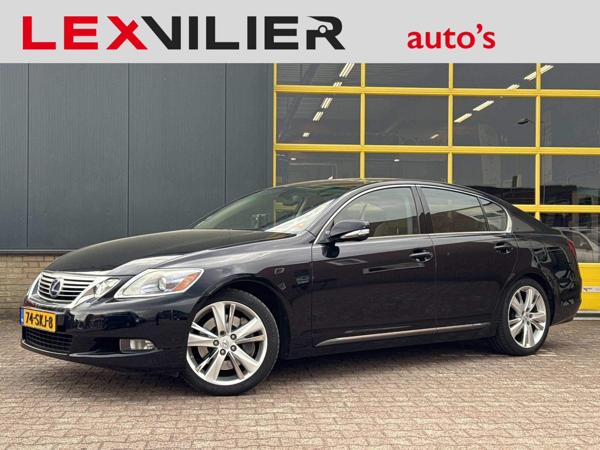 Lexus GS 450h Business Tech HYBRID, Auto's, Achterwielaandrijving, Gebruikt, 2000 kg, Zwart