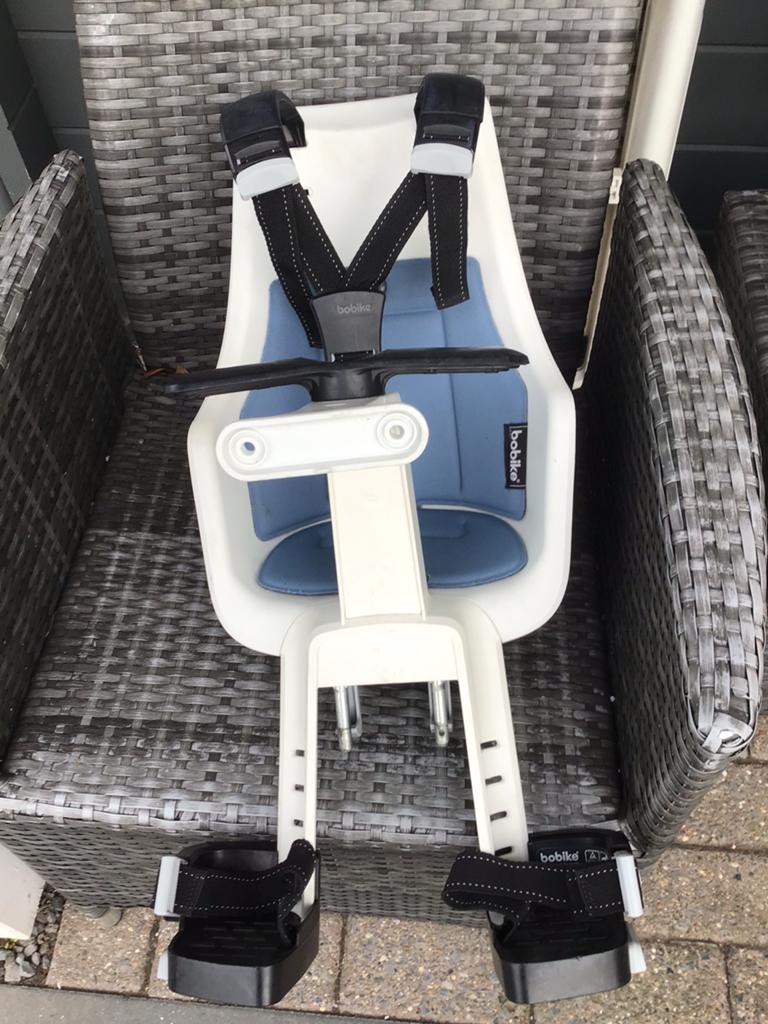 Zitje voor voorop de fiets. Merk: Bobike, Ophalen, Bobike voorzitje, Voorzitje, Gebruikt