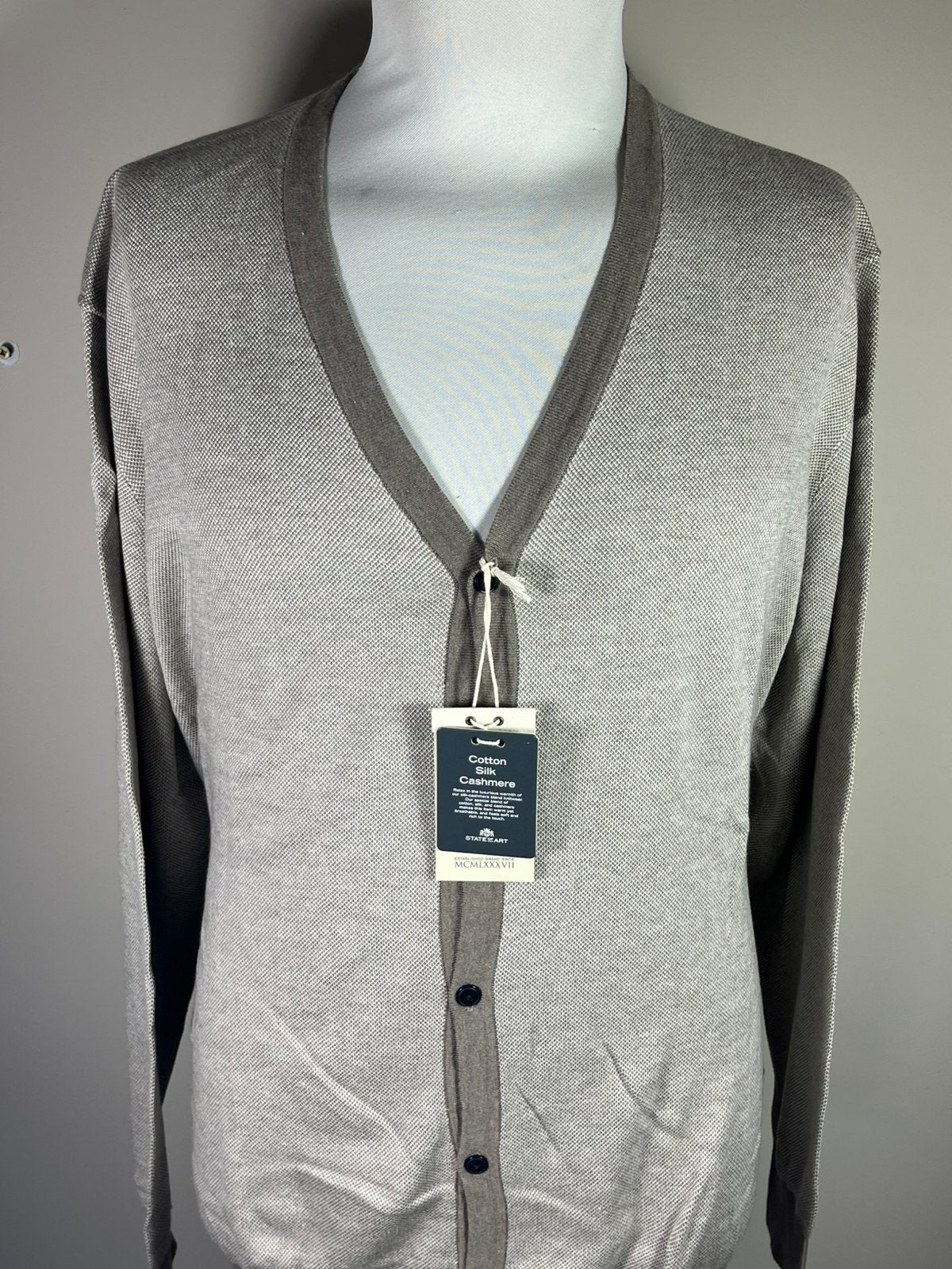 State of Art vest met cashmere, maat 3XL, nieuw,wvp € 119,95, Overige kleuren, Nieuw, Overige maten, Ophalen of Verzenden