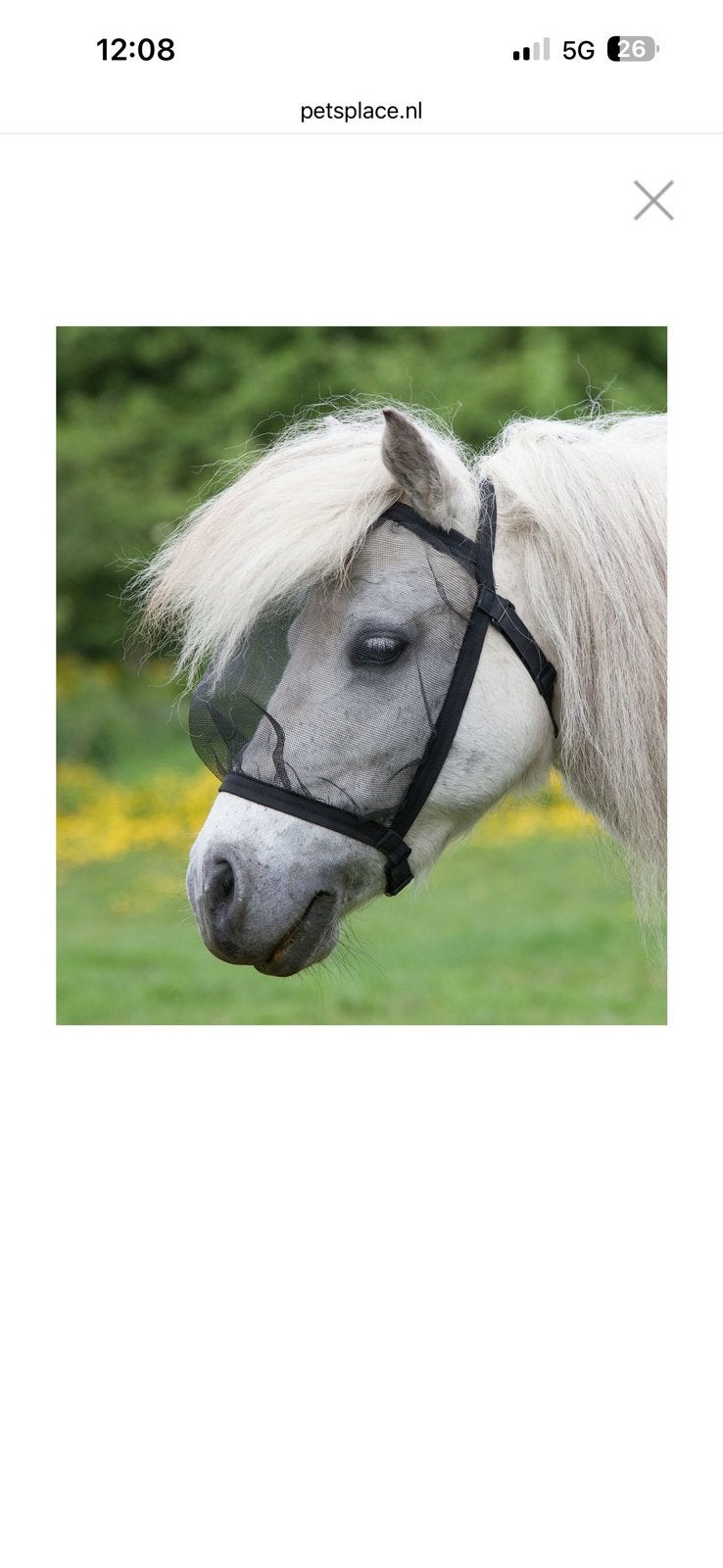 Vliegenmasker paard (maat Full), Waldhausen, Ophalen, Nieuw, Insectenbescherming