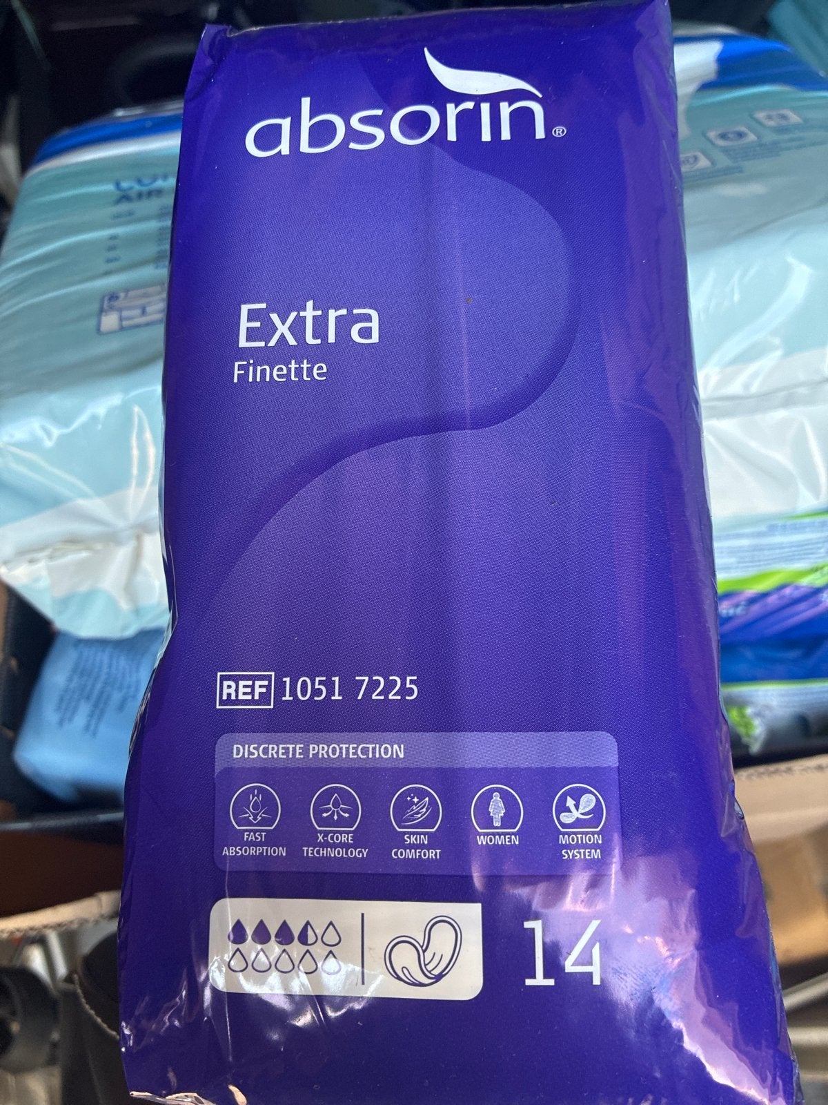10 pakken Absorin Extra Finette Inlegkruisjes - 14 stuks, Ophalen of Verzenden, Nieuw, Overige typen