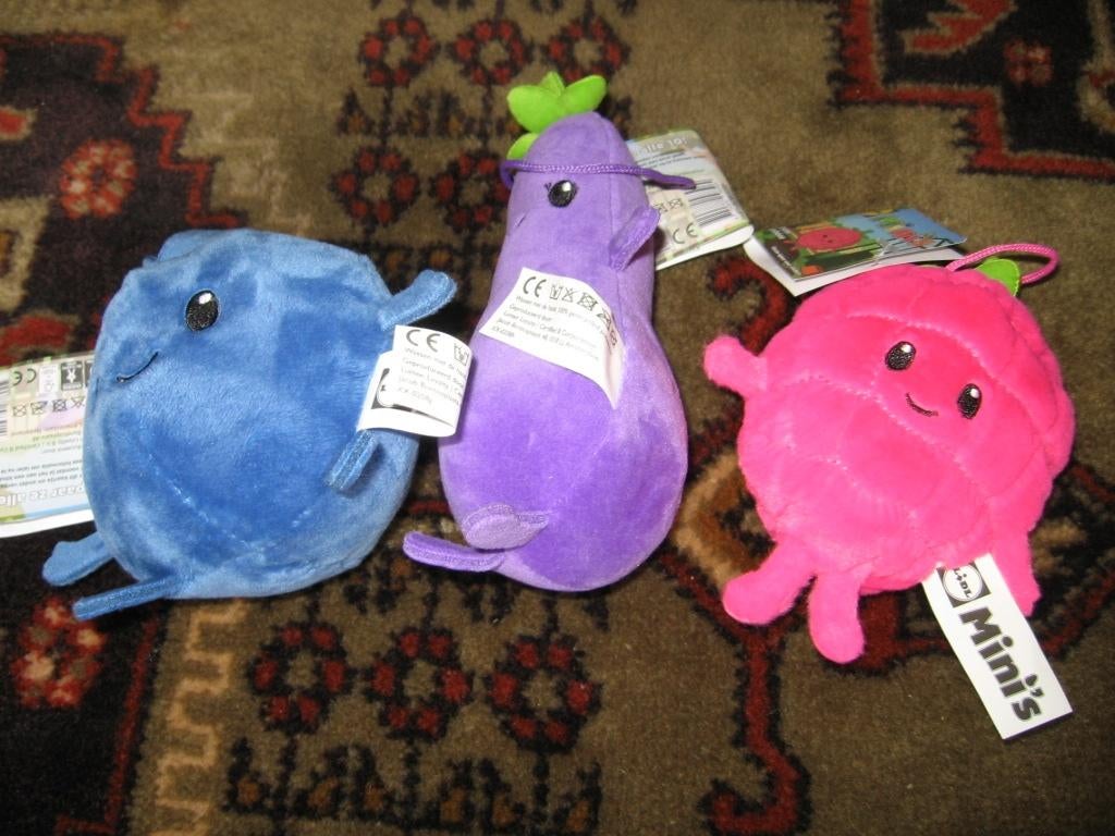 3 verschillende knuffels van de lidl Nieuw, Kinderen en Baby's, Overige karakters, Overige typen, Nieuw, Meerkleurig