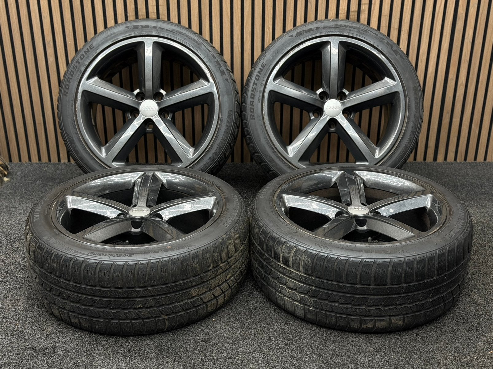 Originele 18 inch Audi A5 S5 8T 5x112 ET29 66.5 245/40/18, Auto-onderdelen, Banden en Velgen, Ophalen, 18 inch, 245 mm, .