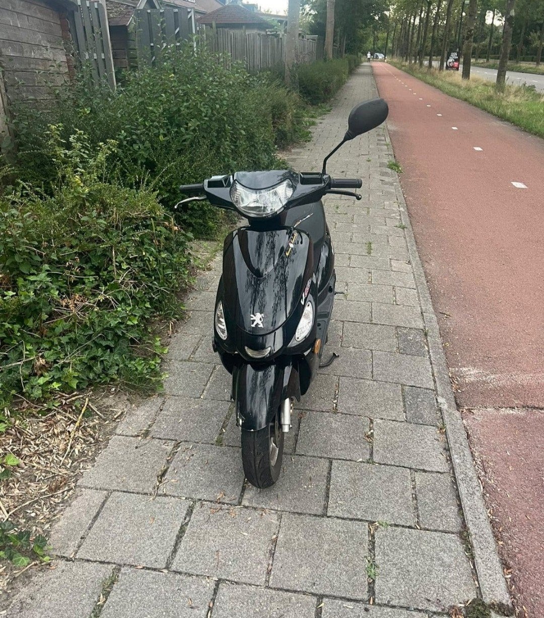 Peugeot V-Clic Scooter - Zwart, Gebruikt, Fietsen en Brommers, Ophalen of Verzenden, Gebruikt, Maximaal 45 km/u, Overige modellen