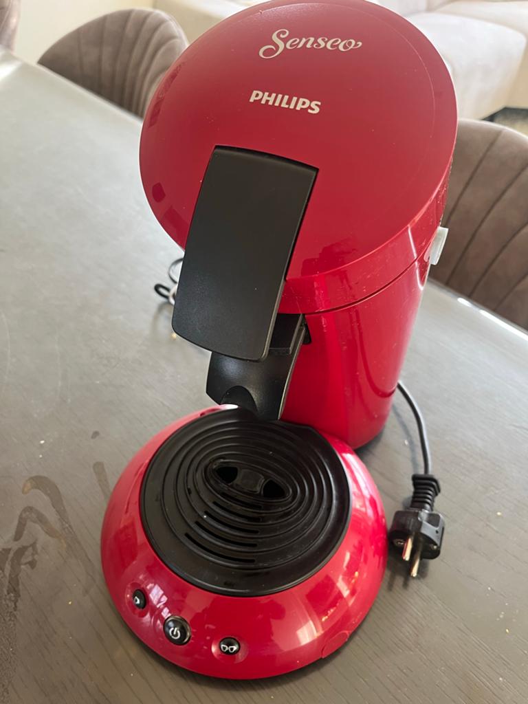 Philips Senseo HD7817 Koffiezetapparaat - Rood, Ophalen, Gebruikt, Koffiemachine, Koffiepads en cups