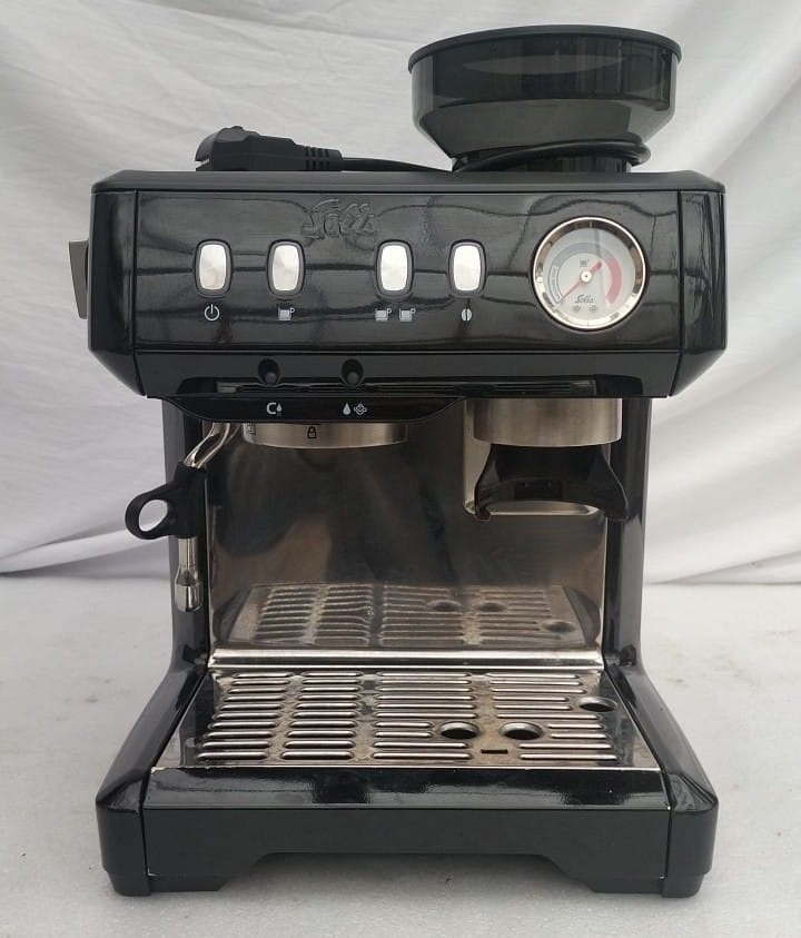 Solis Grind & Infuse Compact 1018 Espressomachine zgan, Espresso apparaat, Zo goed als nieuw, Gemalen koffie, Ophalen