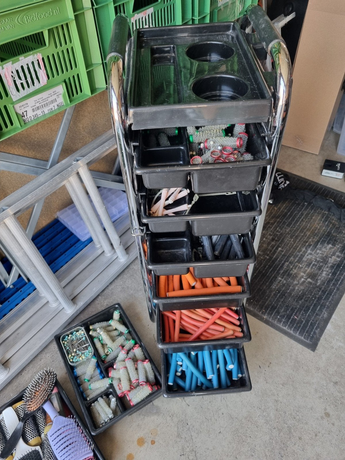 Kappers trolley met haarrollers, Ophalen, Gebruikt, Overige typen