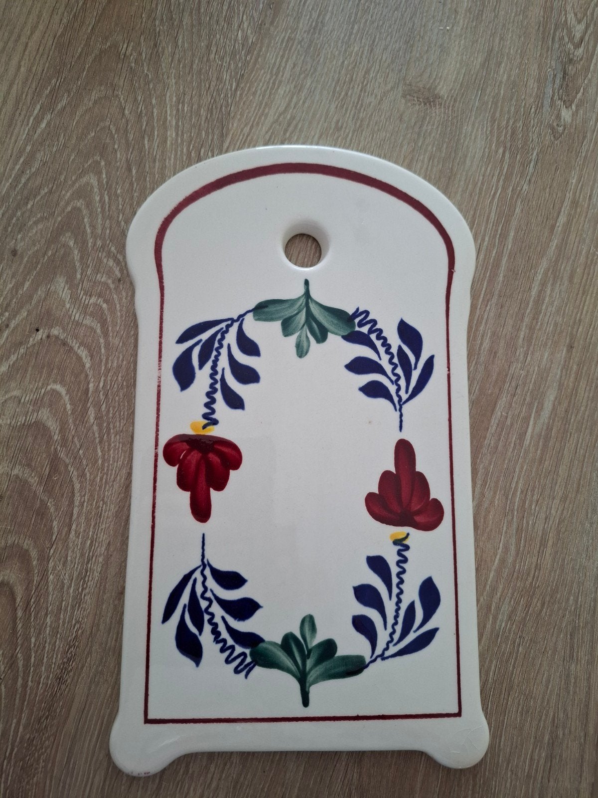 Vintage Boch Boerenbont Wandbord/Snijplank, Ophalen of Verzenden