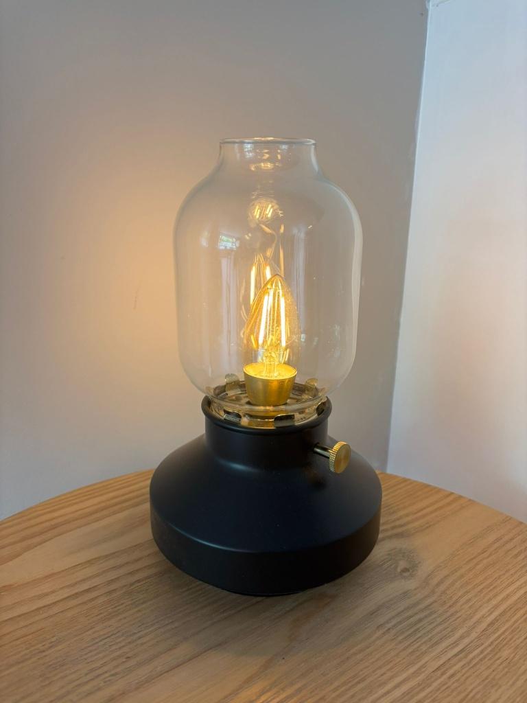 IKEA TÄRNABY Tafellamp Dimbaar Antraciet Industrieel, Huis en Inrichting, Lampen | Tafellampen, Zo goed als nieuw, Minder dan 50 cm