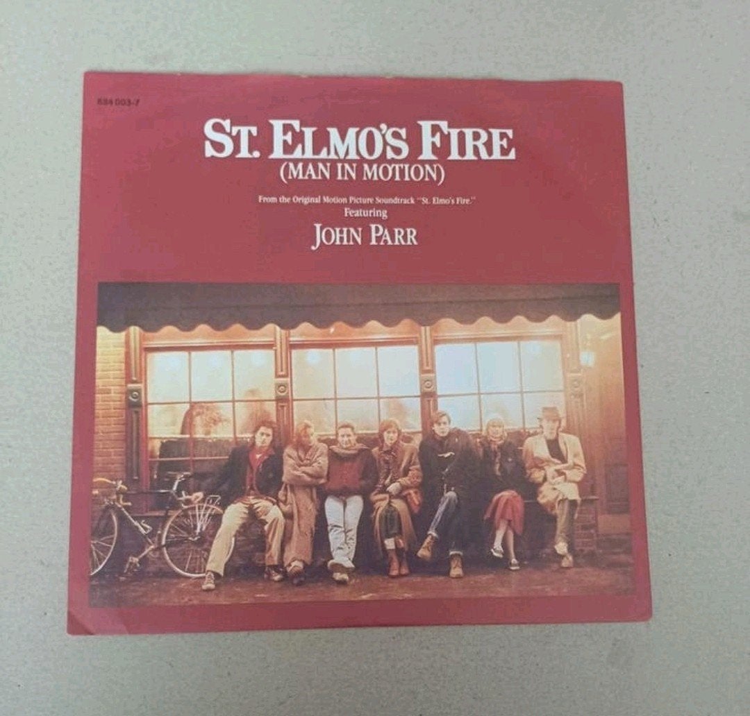 John Parr - St. Elmo's Fire (Man In Motion), Cd's en Dvd's, Vinyl Singles, Gebruikt, Pop, Beschermende buitenhoes, Ophalen of Verzenden