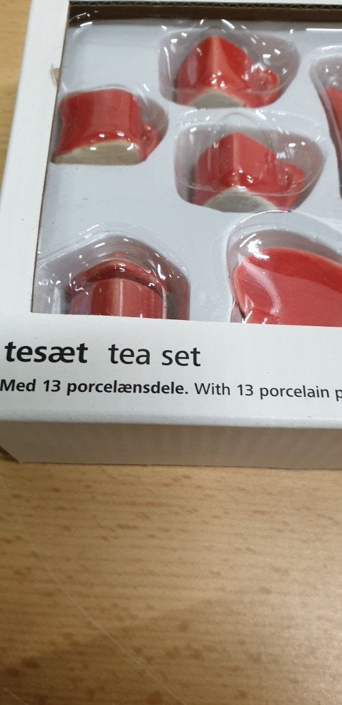 mini servies hartjes, theeservies, Ophalen of Verzenden