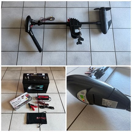 Nette Set ! Intex 40 LBS incl. 105Ah Sportline en Oplader, Ophalen, Zo goed als nieuw, Overige typen
