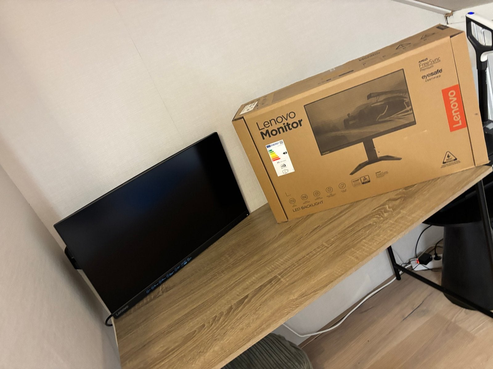 Lenovo Monitor 27 inch Full HD 165Hz Gaming Monitor, Gaming, HDMI, In hoogte verstelbaar, Full HD