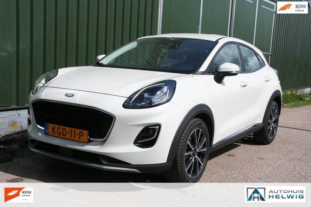 Ford PUMA 1.0 EcoBoost Hybrid Titanium, AIRCO, NAVIGATIE, CR, Auto's, Ford, Bedrijf, Te koop, Puma, ABS, Airbags, Airconditioning