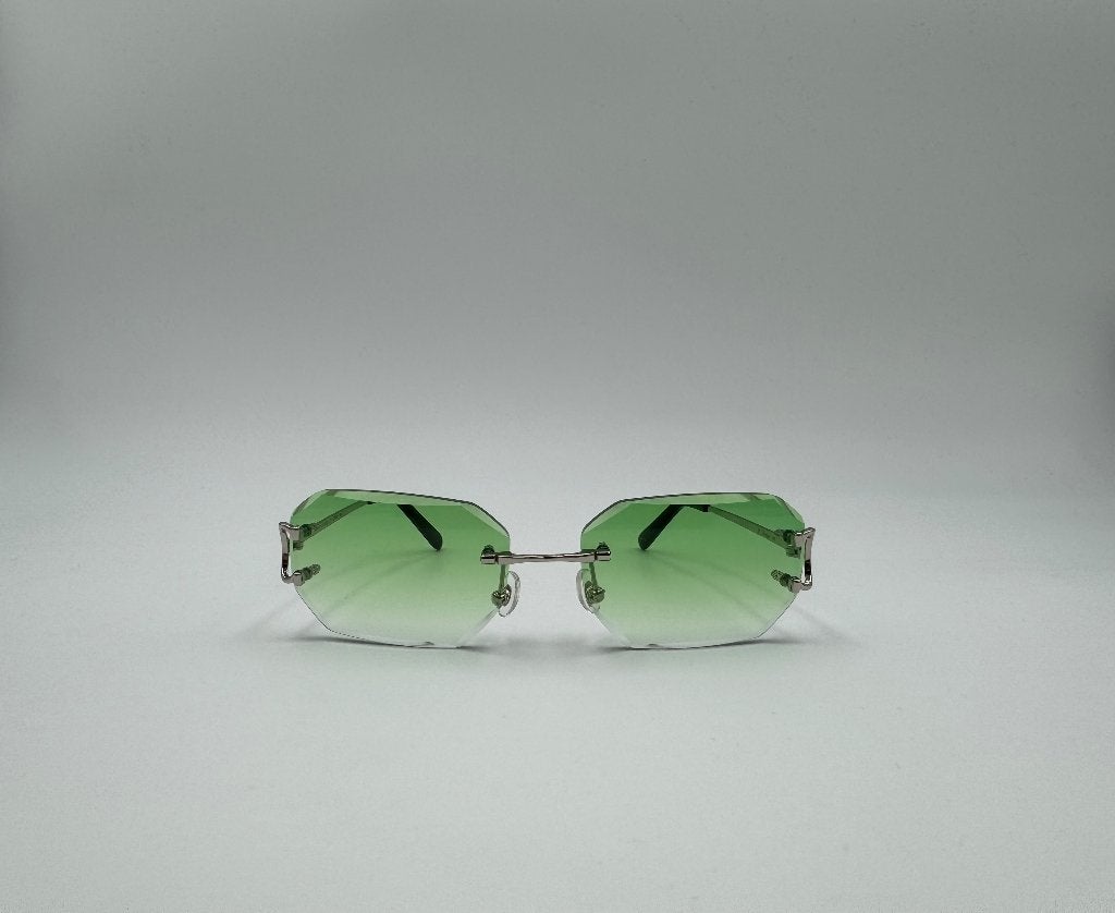 Cartier diamond cut bril groen, Overige merken, Nieuw, Ophalen of Verzenden, Groen