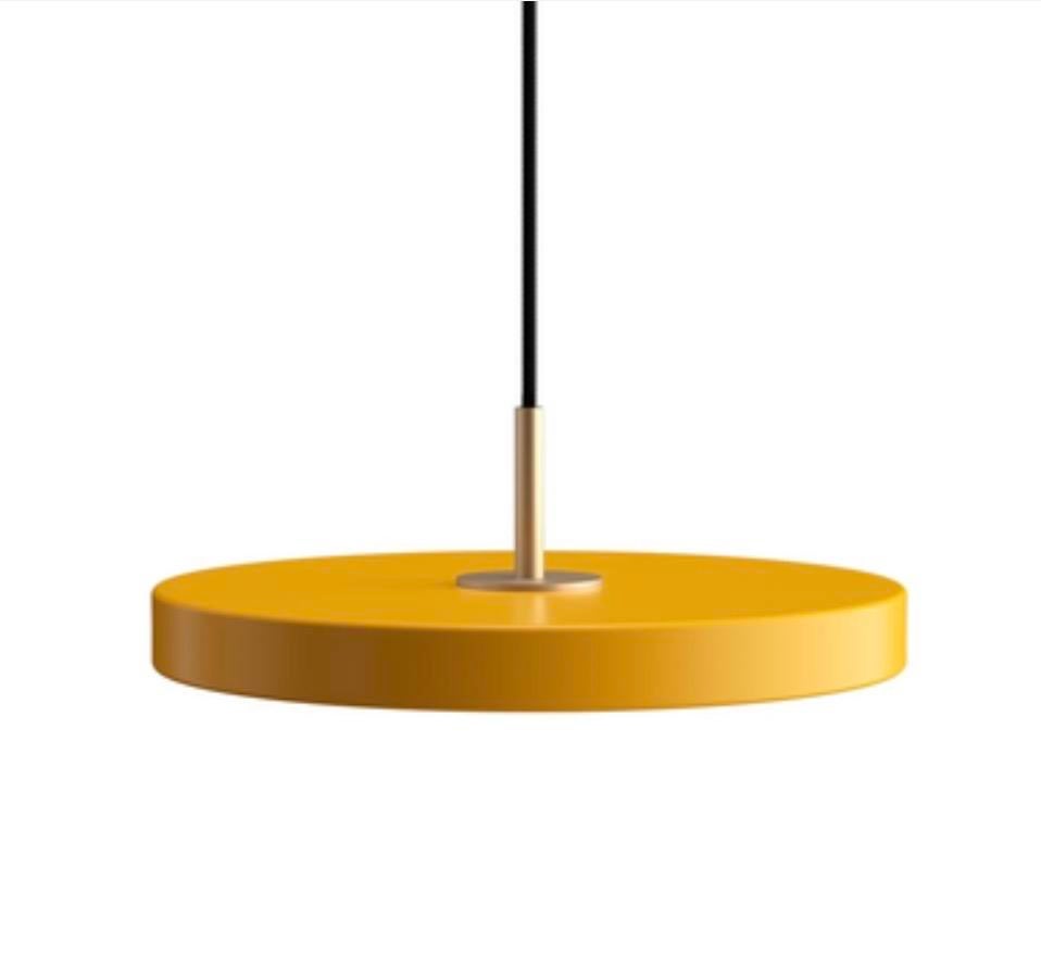 Umage Asteria hanglamp messing/saffraangeel 43 cm, Ophalen of Verzenden, Zo goed als nieuw, Metaal, Minder dan 50 cm
