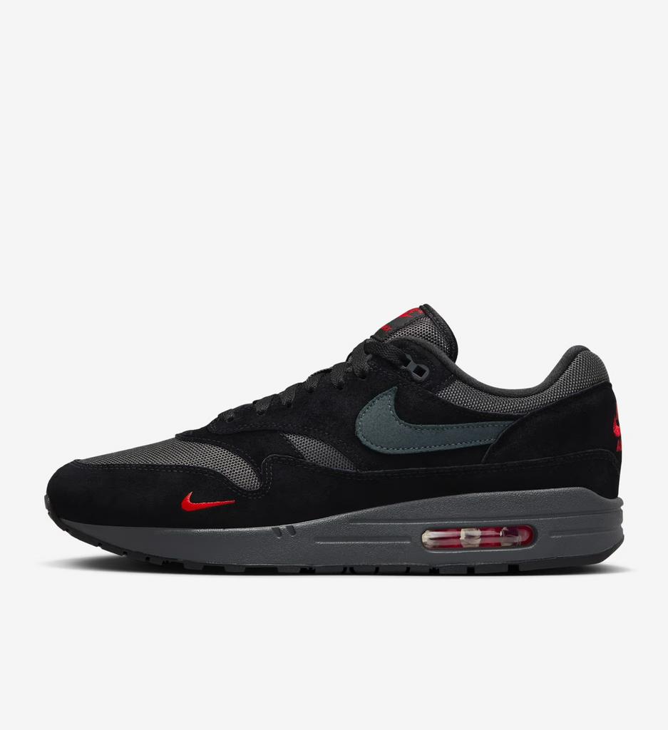 Nike Air Max 1 ‘Bred’ - maat 46, Product.Safety.ENEA@nike.com, Zwart, Nike, Nieuw