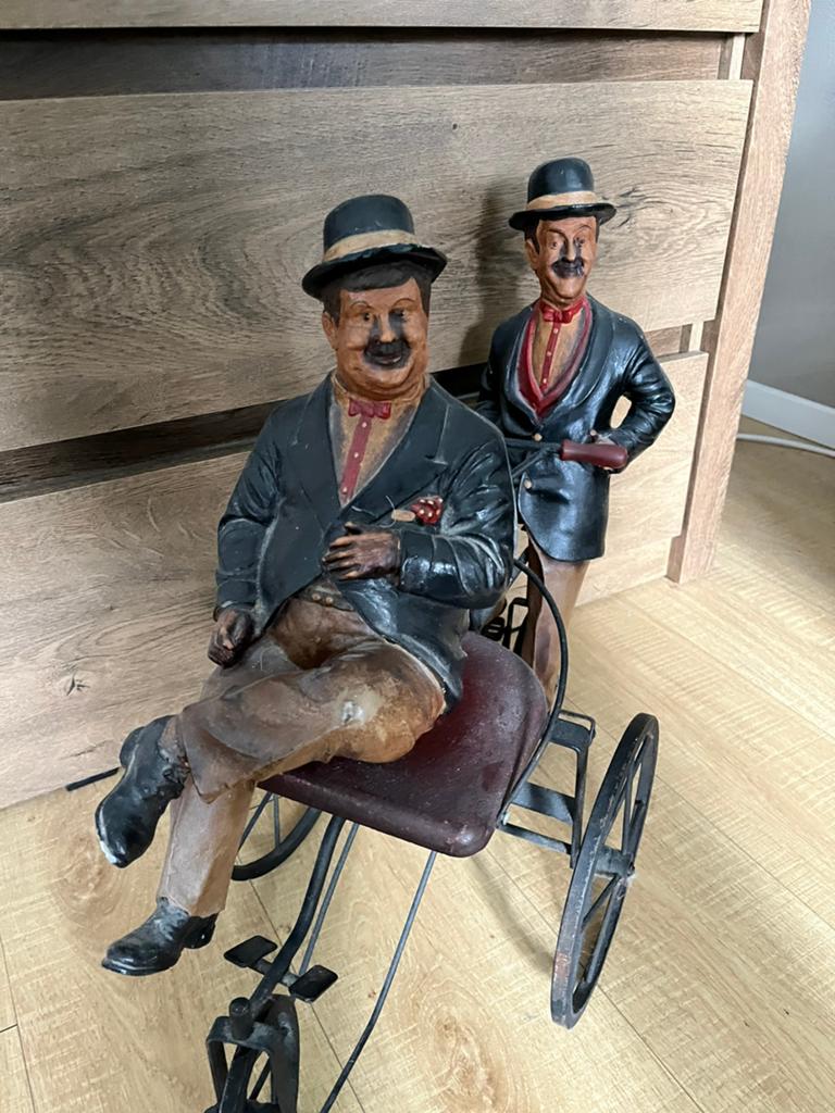 Laurel en Hardy op de fiets!, Ophalen of Verzenden
