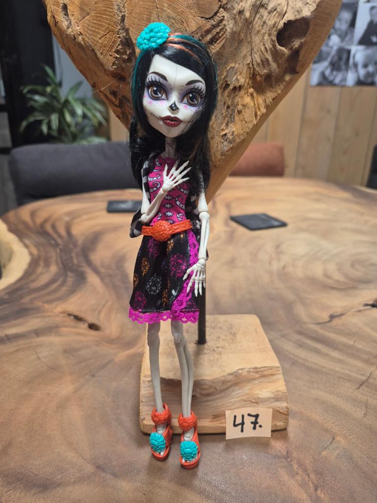 Monster High Skelita Calaveras pop, Ophalen of Verzenden, Zo goed als nieuw, Overige typen