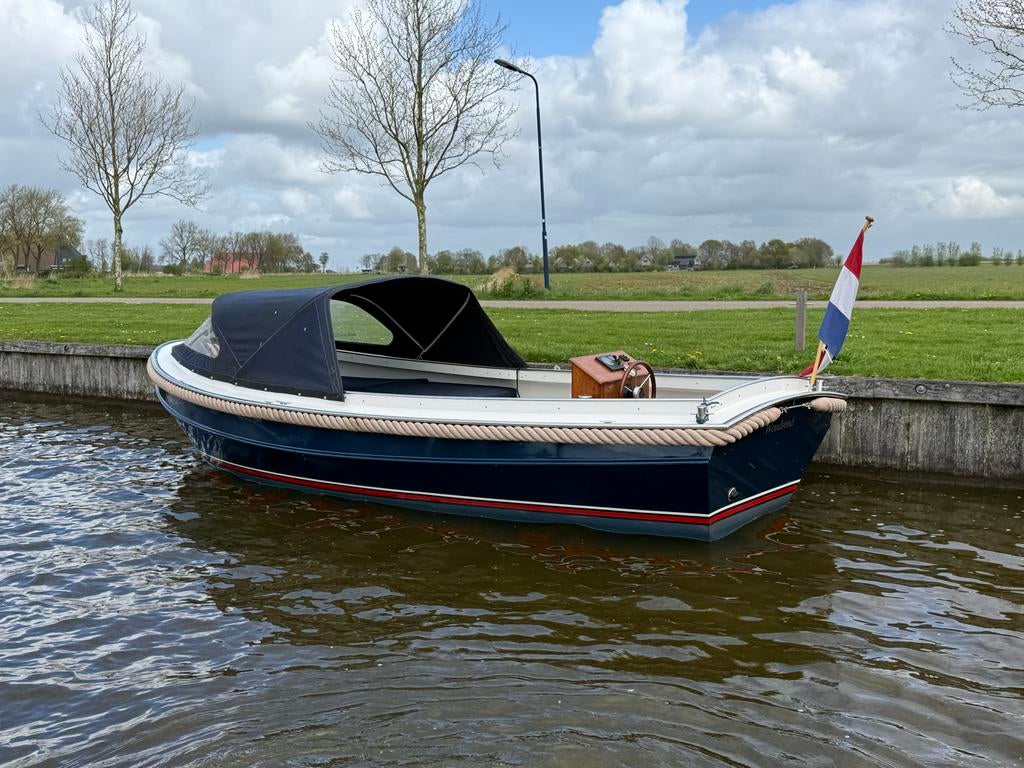 Sloep visvlet staal 22pk Vetus motor In prijs verlaagd!, Watersport en Boten, Ophalen, Gebruikt, Staal, Rondzit