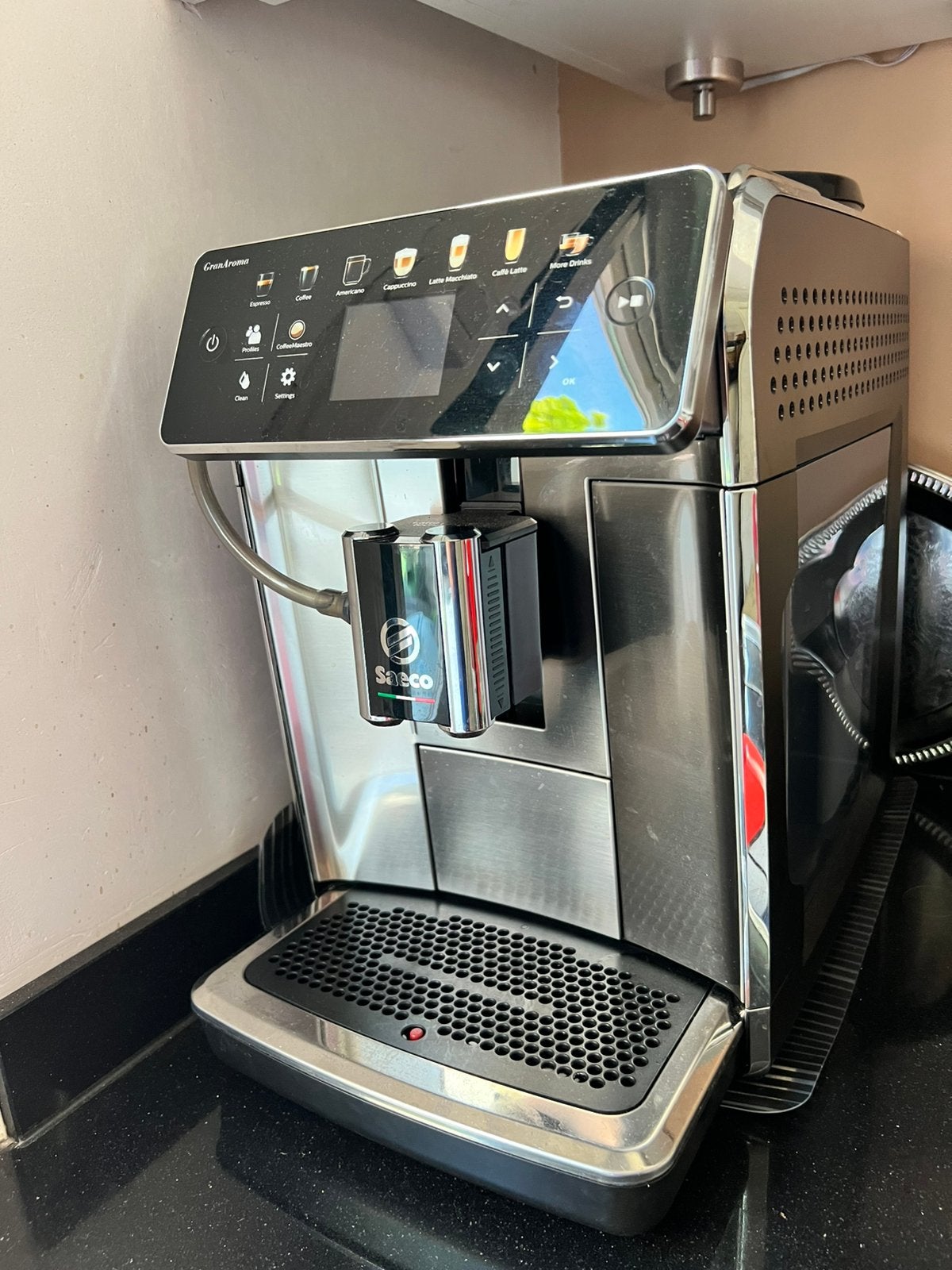 Saeco SM6585/00, Ophalen, Zo goed als nieuw, Koffiemachine