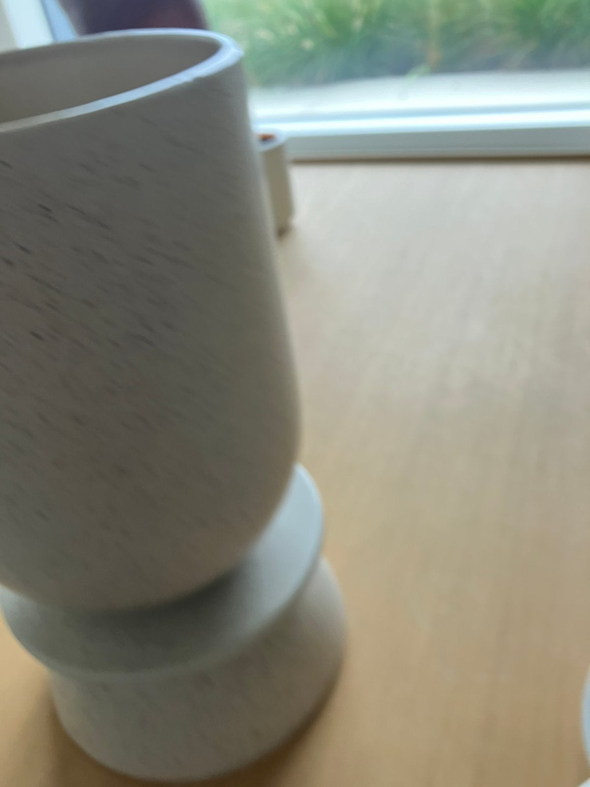 Nieuwe bolia vaas grootste maat 45€, Verzenden, Nieuw, Beige