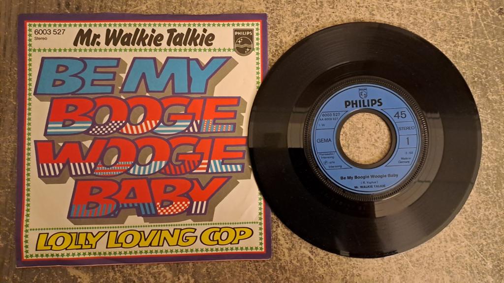 Mr. Walkie talkie  - be my boogie woogie baby, Gebruikt, 7 inch, Single, Pop